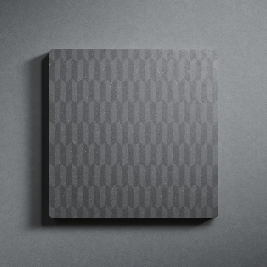 Concrete tiles - Arena 15x15 black graphite