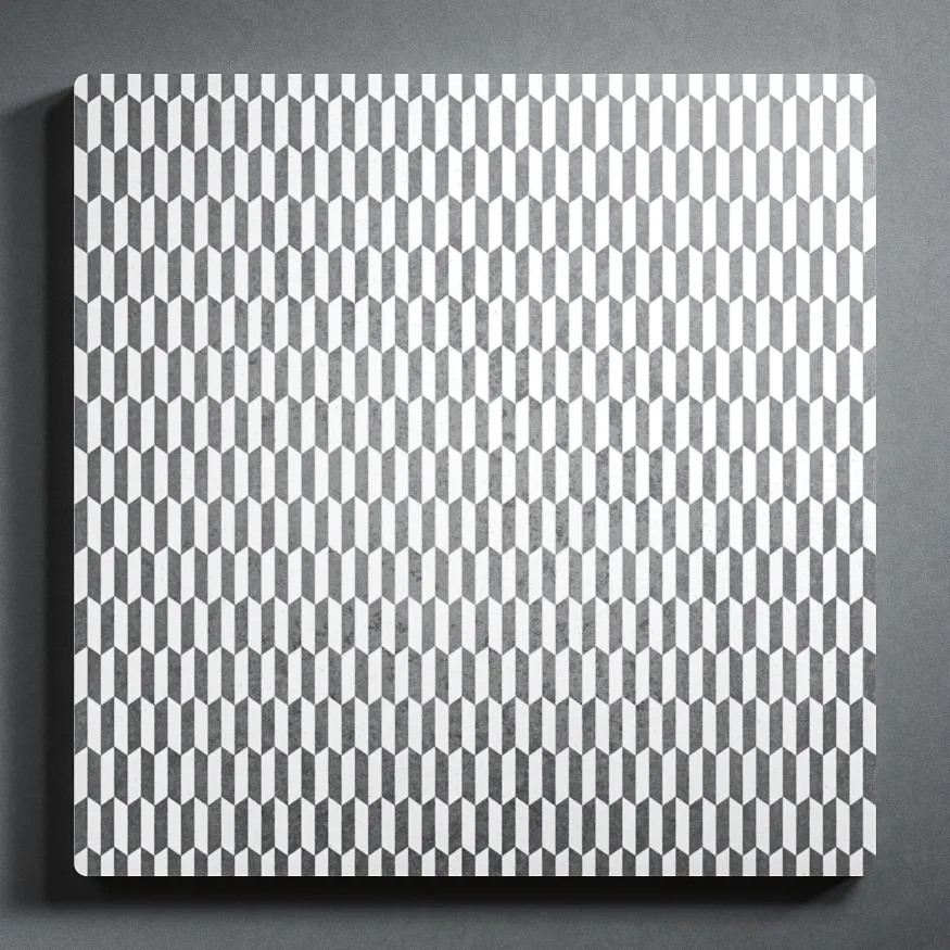 Concrete tiles - Arena 20x20 white graphite