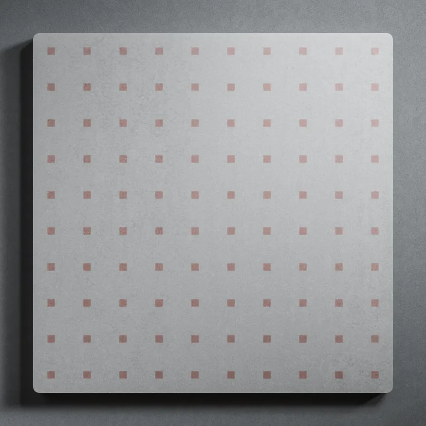 Concrete tiles - Epoque 20x20 gray red