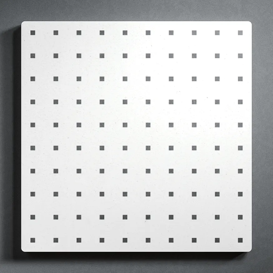 Concrete tiles - Epoque 20x20 white graphite