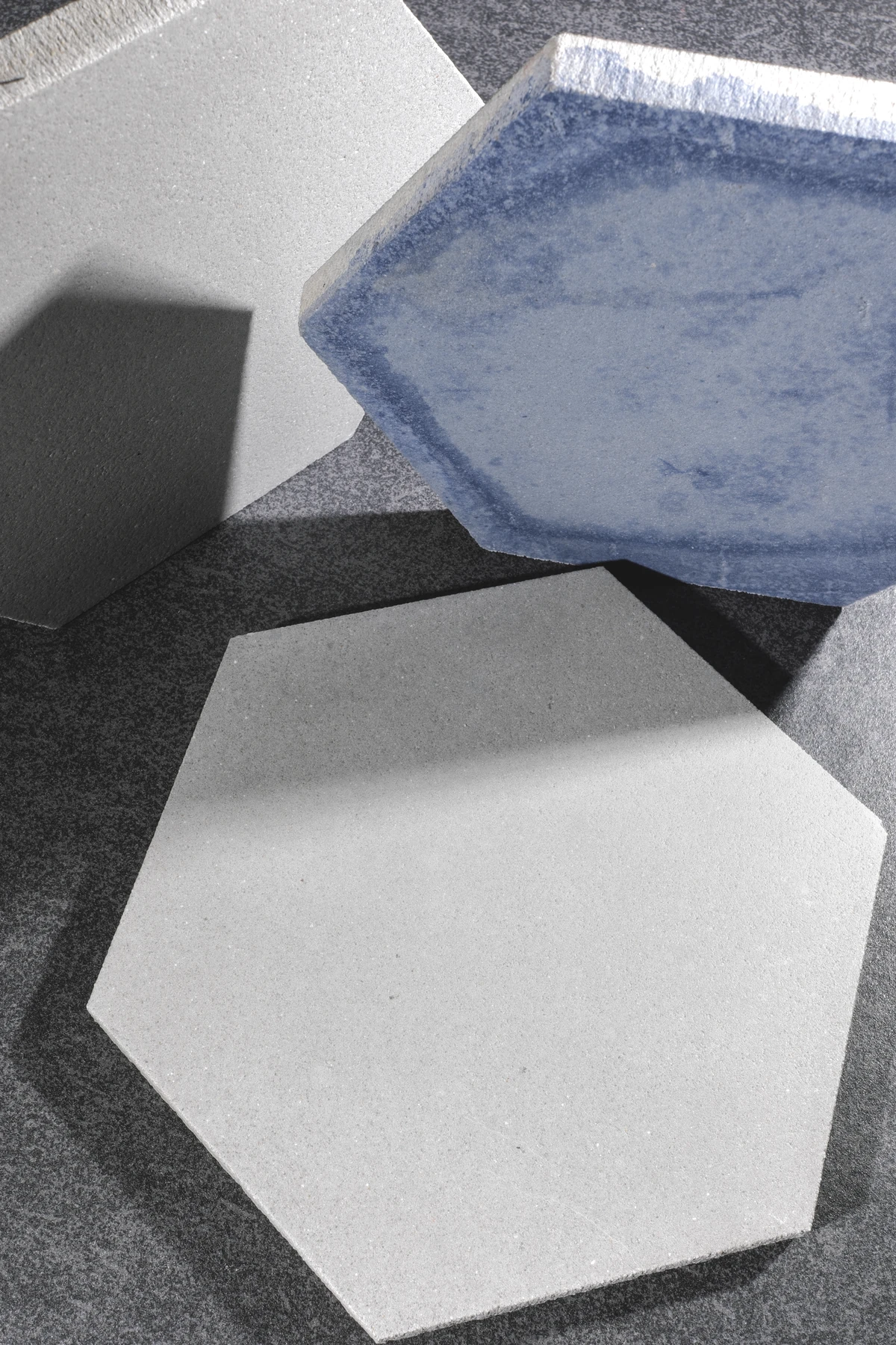 Tiles with a natural effect