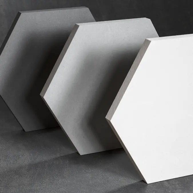 Cement tiles Hexagonal tiles on three cements
