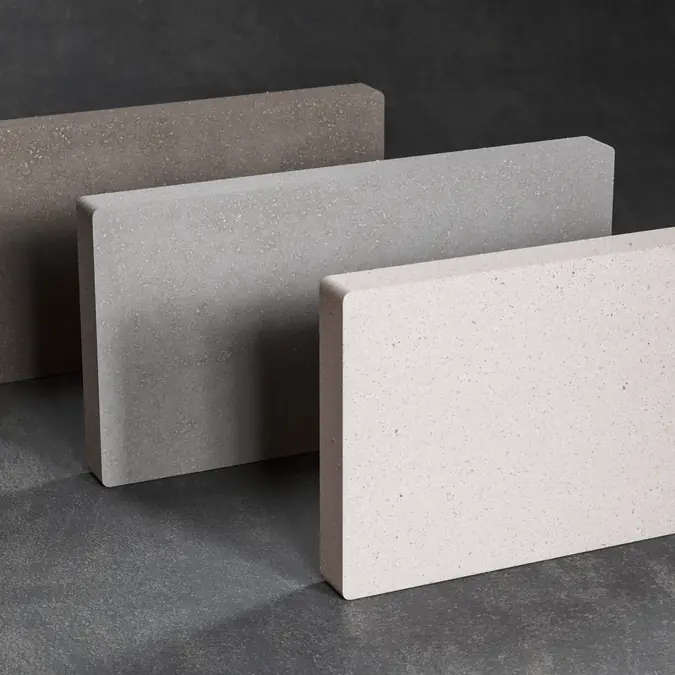 Outdoor tiles Three outdoor tiles with low thickness
