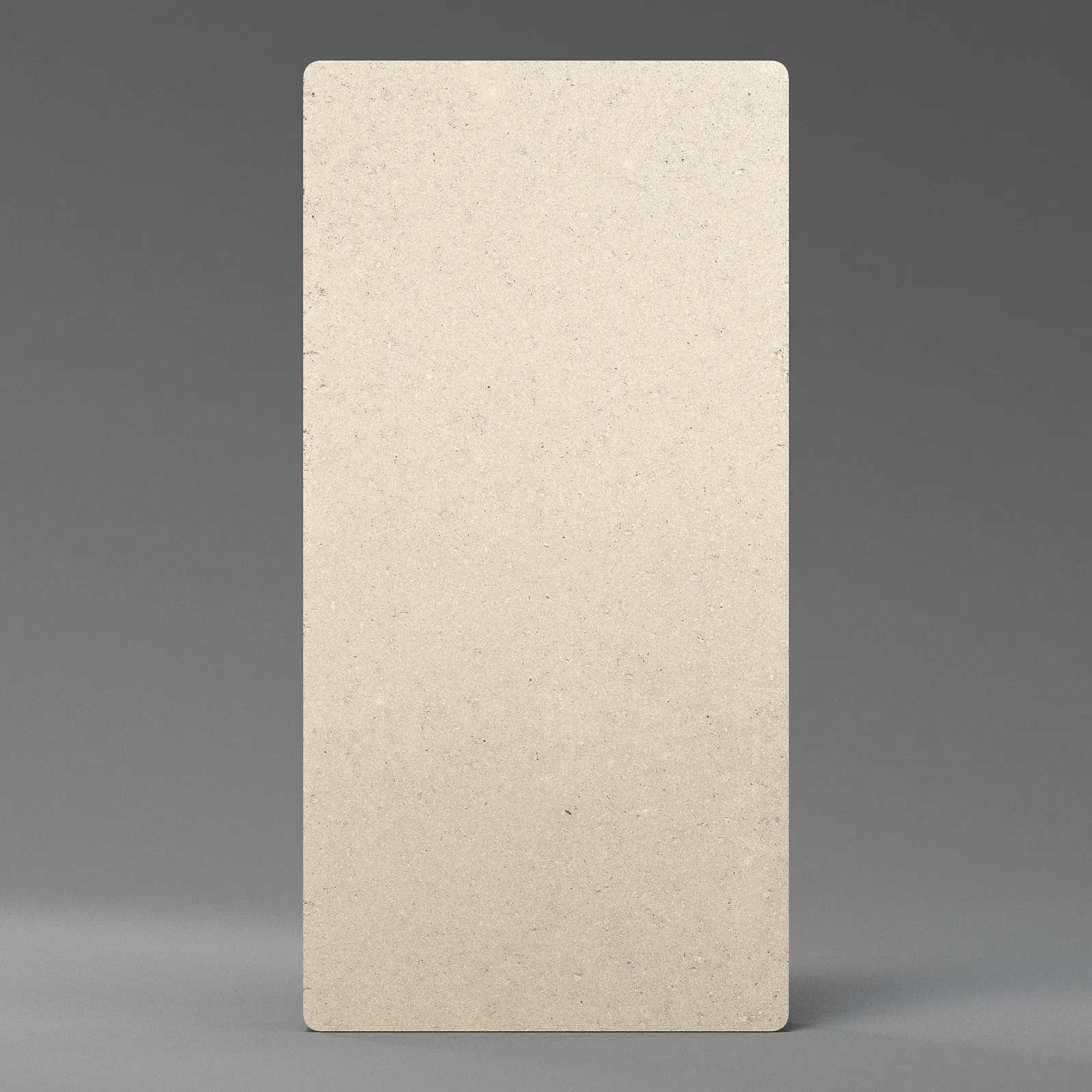 Dune sand-colour tile in 10x20 cm format, featuring a mineral exposed concrete texture