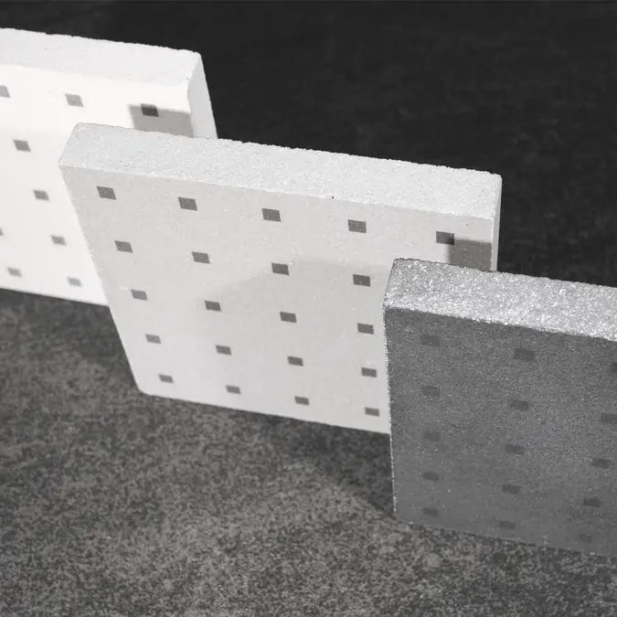 Covering cement tiles White, grey and black covering tiles